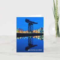 Finnieston Kran, Glasgow Grußkarte