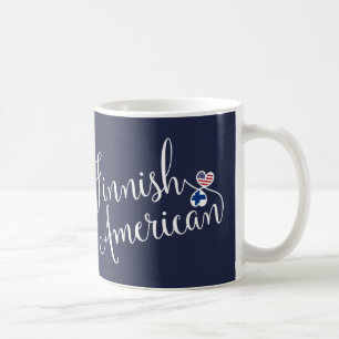 Finnisch American Entwined Hearts Tasse