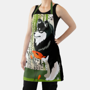 FINNISCH LAPPHUND All-Over-Print-Schürze Schürze