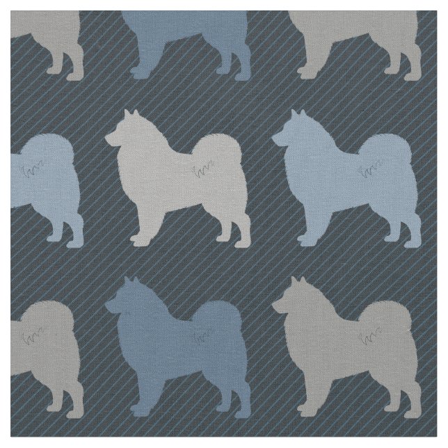 Finnisch Lapphund Stoff (Nahaufnahme)