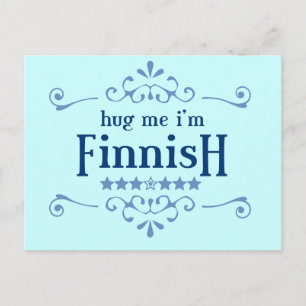 Finnisch Postkarte