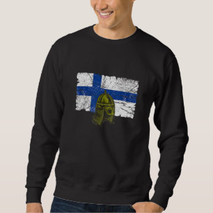 Finnisch Skandinavien Finn Finnland Susi Suomi Lap Sweatshirt