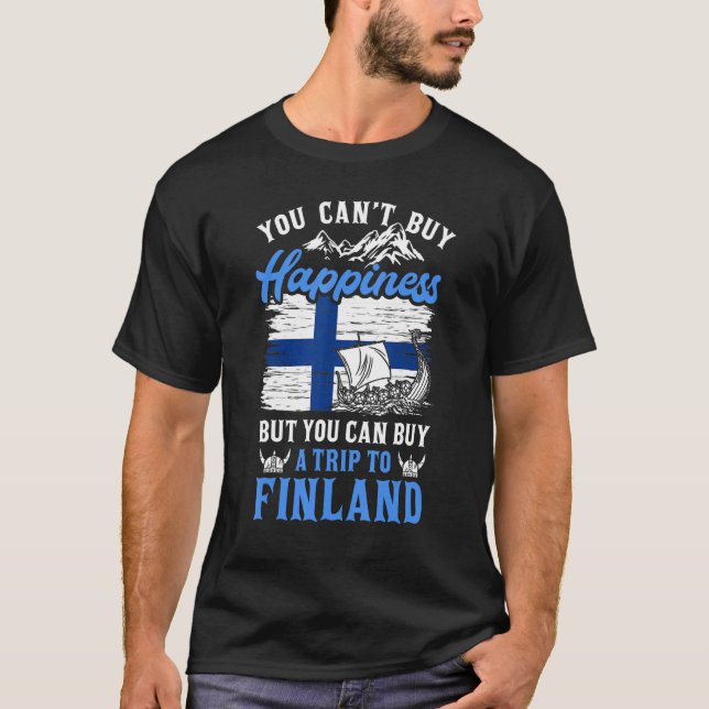 Finnisch Skandinavien Finn Finnland Susi Suomi Lap T-Shirt (Vorderseite)