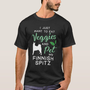 Finnisch Spitz Funny Vegan Dog Lover Eigentümer Xm T-Shirt