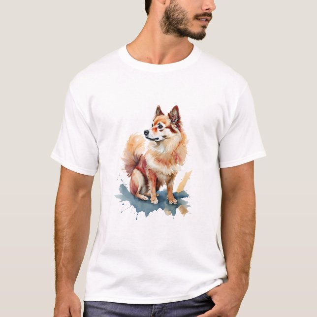 Finnisch Spitz T-Shirt (Vorderseite)