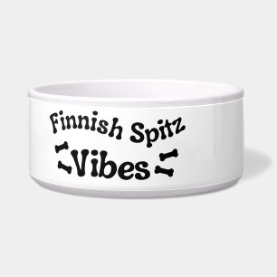 Finnisch Spitz Vibes Keramik Dog Bowl Napf