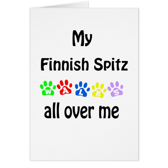 Finnisch Spitz Walks Design (Vorne)