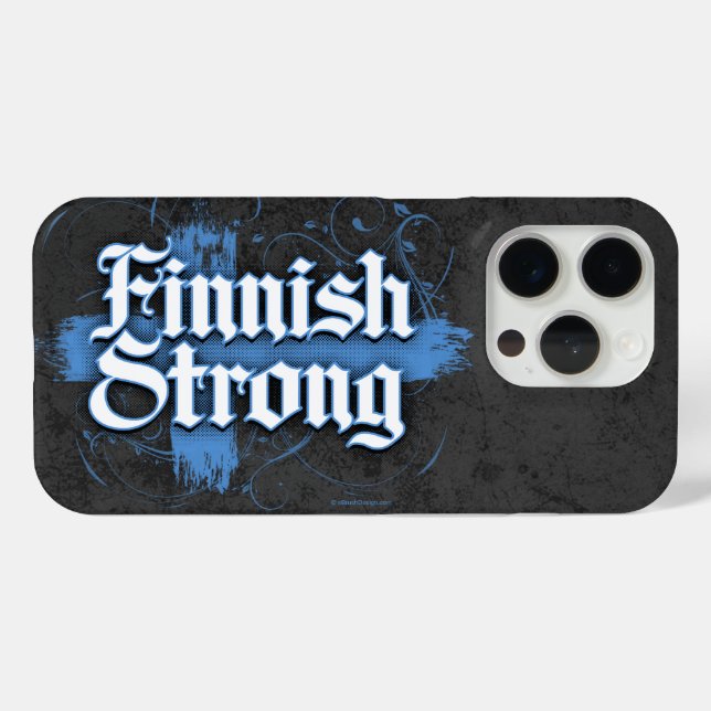 Finnisch Strong (Finnland) Case-Mate iPhone Hülle (Rückseite (Horizontal))