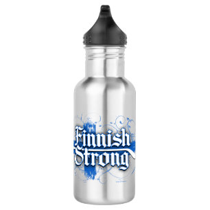 Finnisch Strong (Hockey) Edelstahlflasche