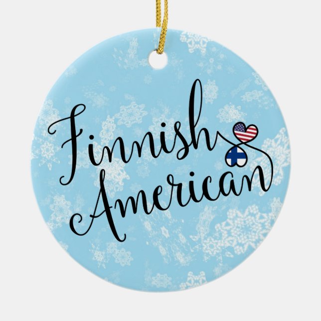 Finnische amerikanische keramikornament (Vorne)