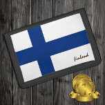 Finnische Fahnenmode, finnische Patrioten / Sport Tri-fold Geldbeutel<br><div class="desc">WALLETS: Finnland & Finnische Fahne Mode - Liebe in meinem Land,  Reisegeschenke,  Großvater Geburtstag,  Nationalpatrioten / Sportfans</div>