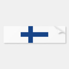 Finnische Flagge (Finnland) Autoaufkleber