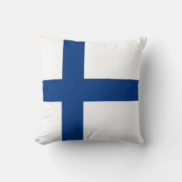 Finnische Flagge (Finnland) Kissen