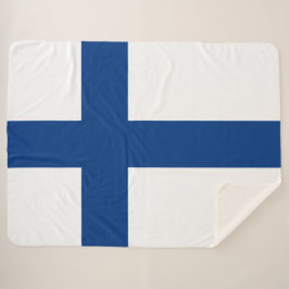Finnische Flagge (Finnland) Sherpadecke