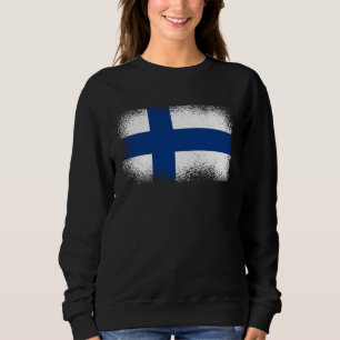 Finnische Flagge Finnland Sweatshirt