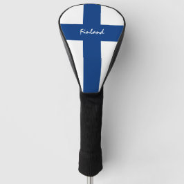 Finnische Flagge & Golf Finnland - Sportarten /Klu Headcover