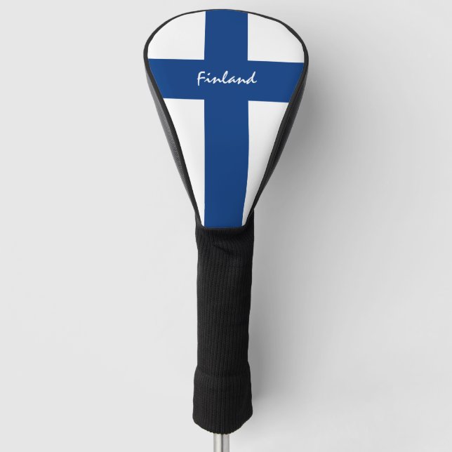 Finnische Flagge & Golf Finnland - Sportarten /Klu Headcover (Vorderseite)