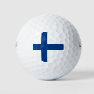Finnische Flagge Golfball