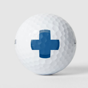 Finnische Flagge Golfball