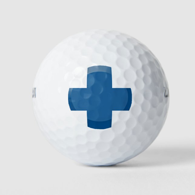 Finnische Flagge Golfball (Vorderseite)