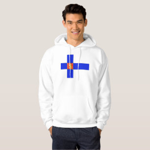 Finnische Flagge Hoodie