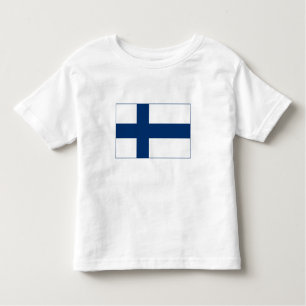 Finnische Flagge Kleinkind T-shirt