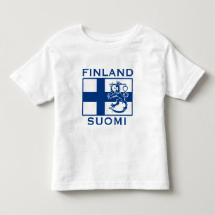 Finnische Flagge Kleinkind T-shirt