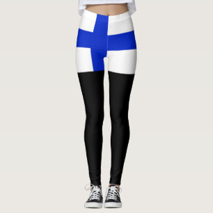 Finnische Flagge Leggings