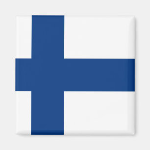 Finnische Flagge Magnet