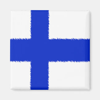 Finnische Flagge Magnet