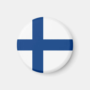Finnische Flagge Magnet