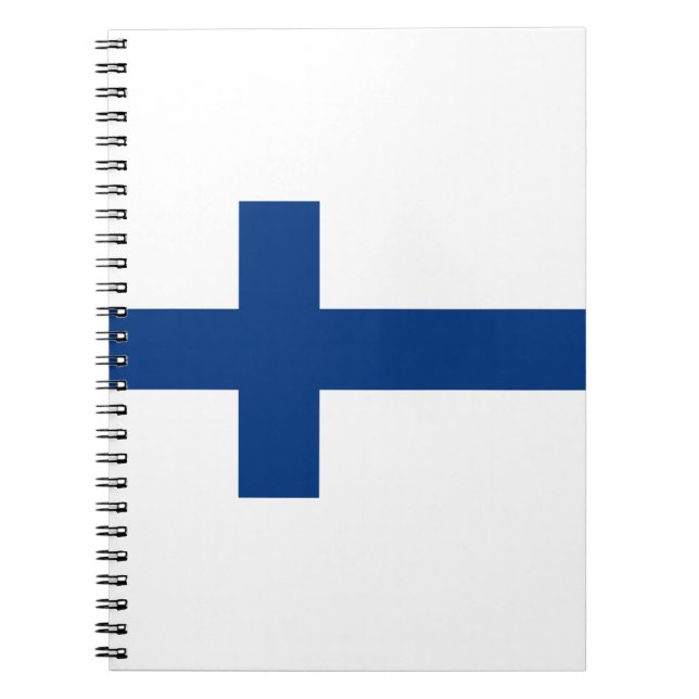 Finnische Flagge Notizblock (Vorderseite)