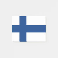 Finnische Flagge - Post-it®-Hinweise