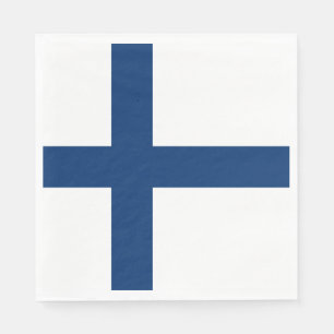 Finnische Flagge Serviette