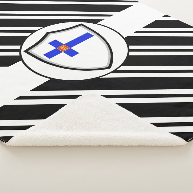 Finnische Flagge Sherpadecke (3/4)