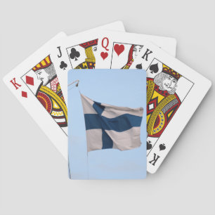 Finnische Flagge Spielkarten