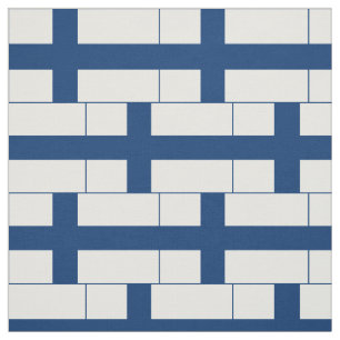 Finnische Flagge Stoff