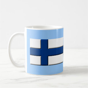 Finnische Flagge Suomi Tasse