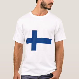 Finnische Flagge T-Shirt