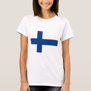 Finnische Flagge T-Shirt