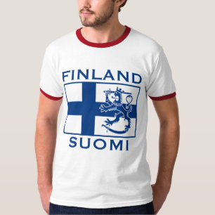 Finnische Flagge T-Shirt