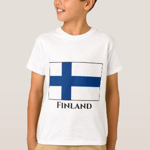 Finnische Flagge T-Shirt