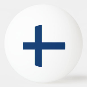 Finnische Flagge Tischtennisball