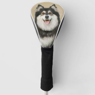 Finnische Lapphund Malerei - Niedliche Original Hu Golf Headcover