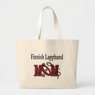 Finnische Lapphund MAMA Tote Bag Jumbo Stoffbeutel