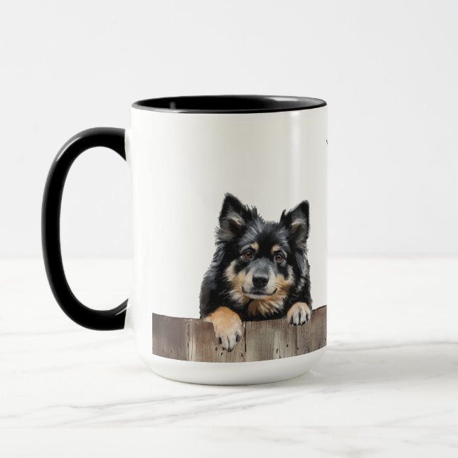 Finnische Lapphund-Tasse Tasse (Links)