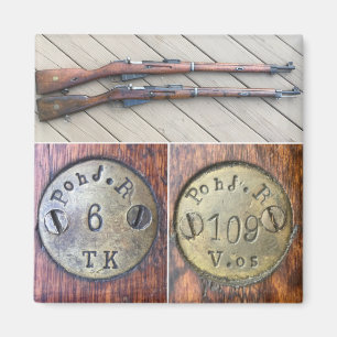 Finnische M27 Mosin Nagant's mit Stock Disks Magnet