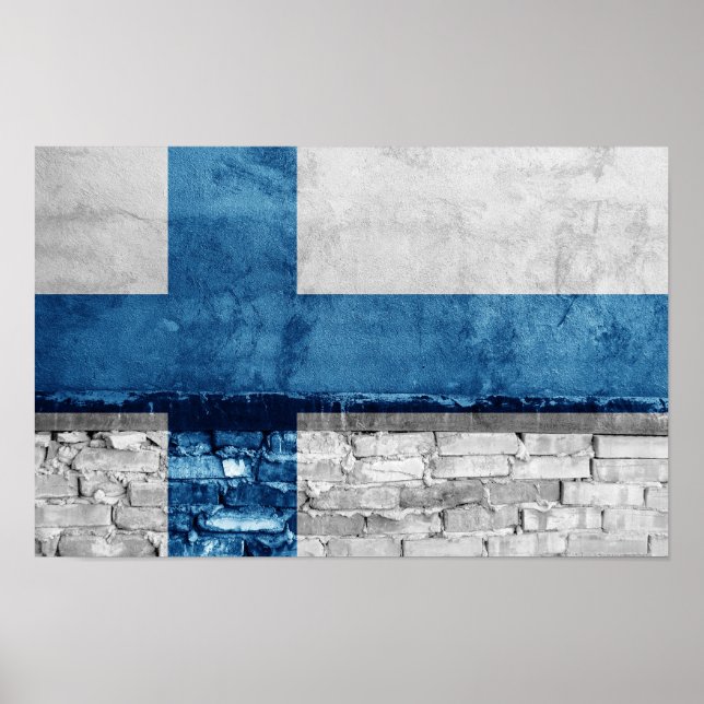 Finnische Mauer Poster (Vorne)