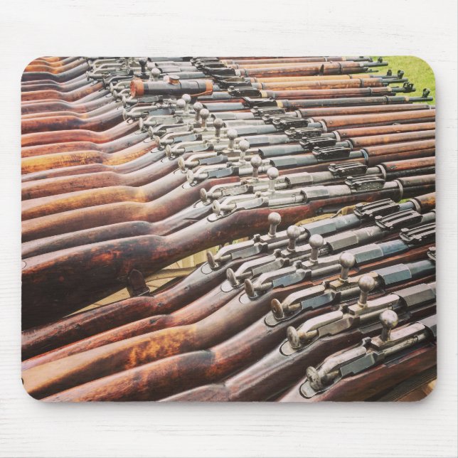 Finnische Mosin Nagant Gewehre Mousepad (Vorne)