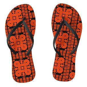 Finnische Sisu Art Flip Flops